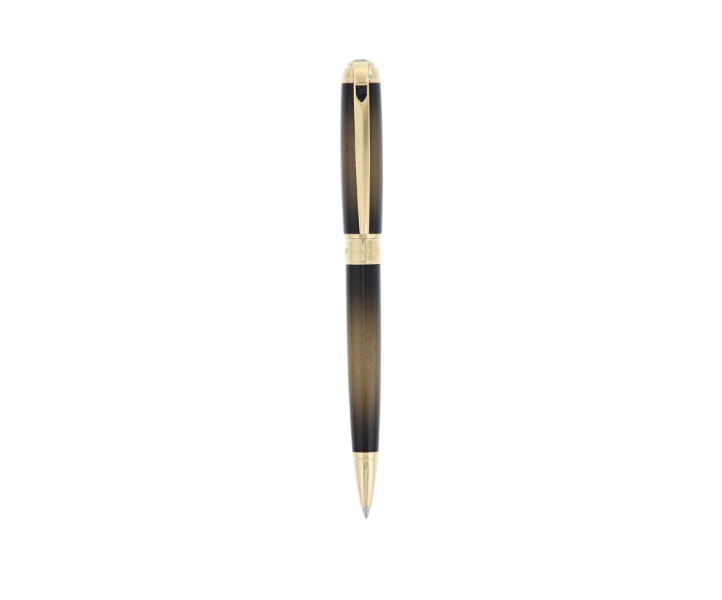 Line D Medium Atelier Bronze Lacquer Yellow Gold Finish Ballpoint Pen